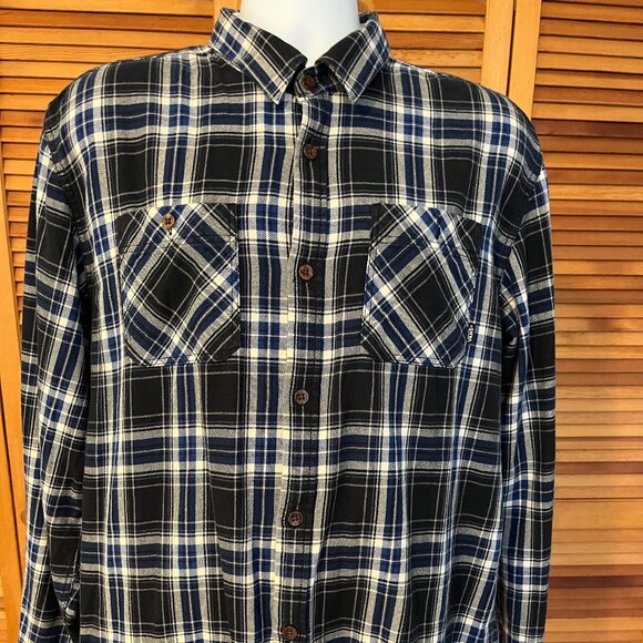 VANS OFF THE WALL SZ XL LONG SLEEVE COTTON FLANNEL SHIRT - Picture 1 of 8